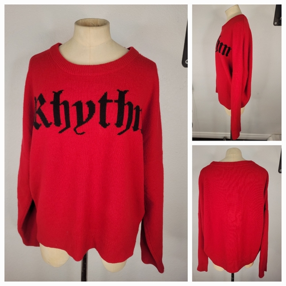 Zadig and voltaire Sz M Sweater Rony Bis Wool Cashmere Red Rhythm - Picture 2 of 6